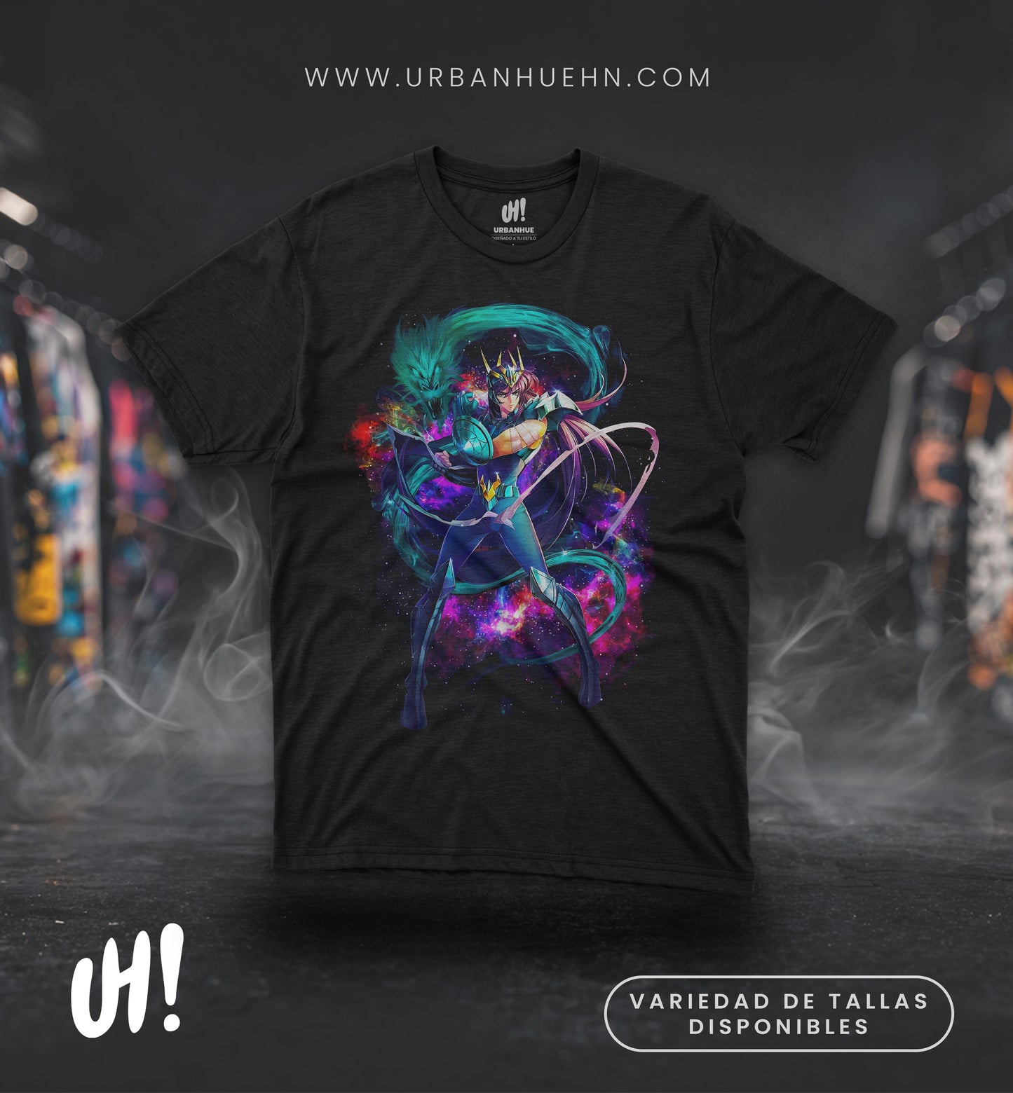 Camiseta “Cosmic Warrior” – Anime Energy Edition