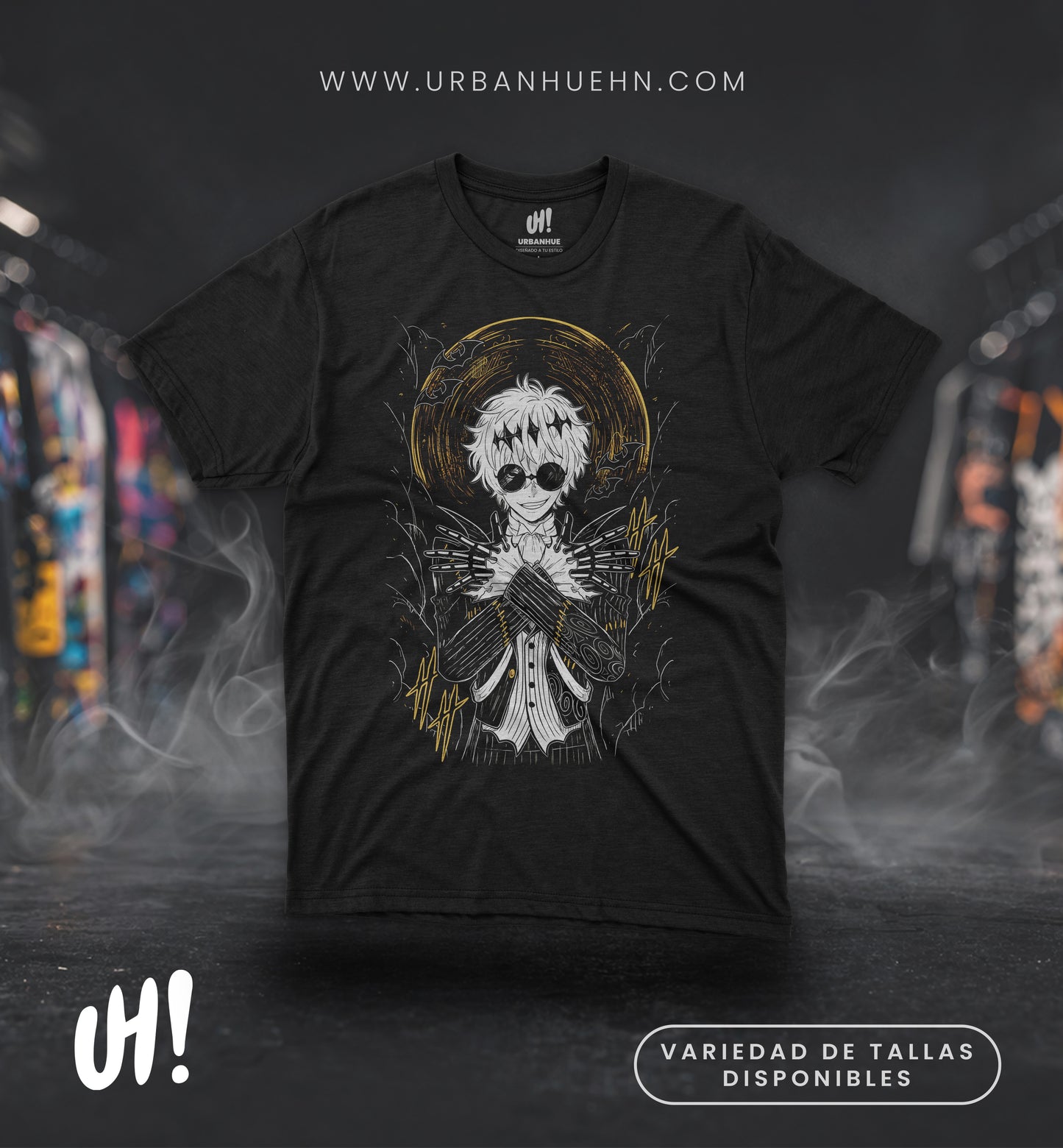Camiseta Gojo “Limitless” – Dark Aura Edition